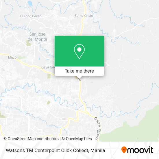 Watsons TM Centerpoint Click Collect map