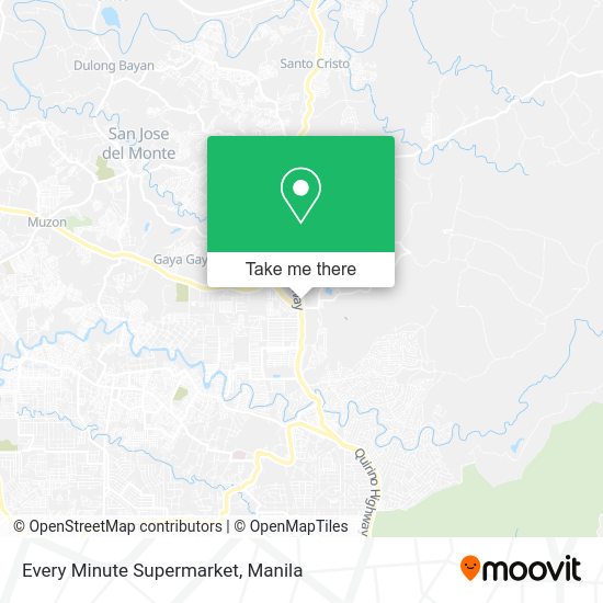 Every Minute Supermarket map