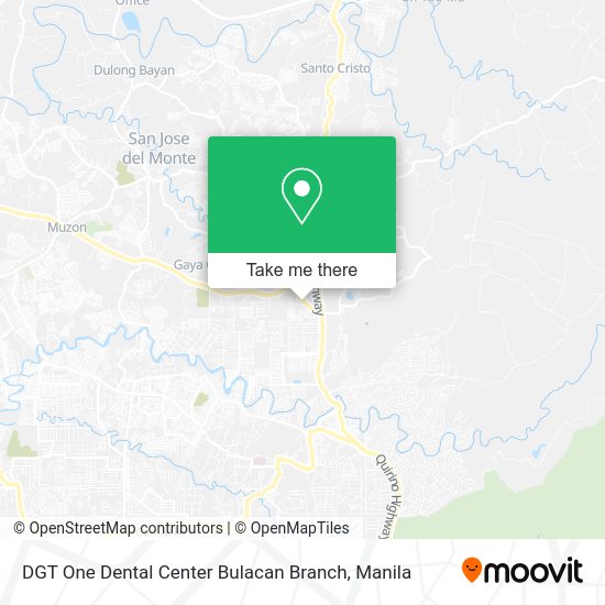 DGT One Dental Center Bulacan Branch map