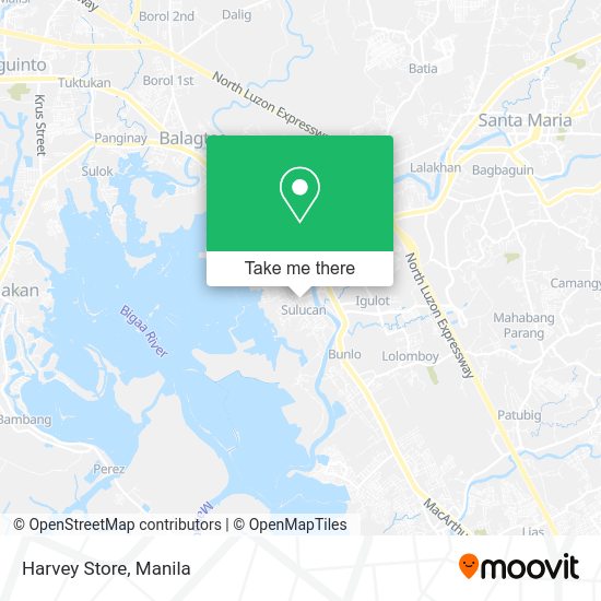 Harvey Store map