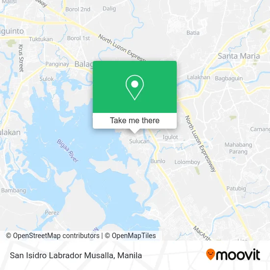 San Isidro Labrador Musalla map