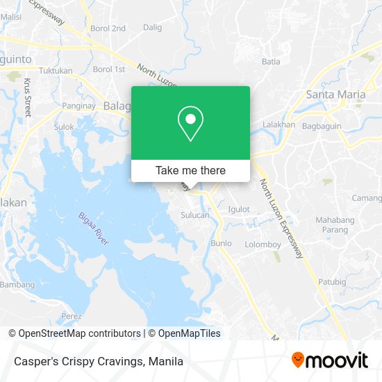 Casper's Crispy Cravings map
