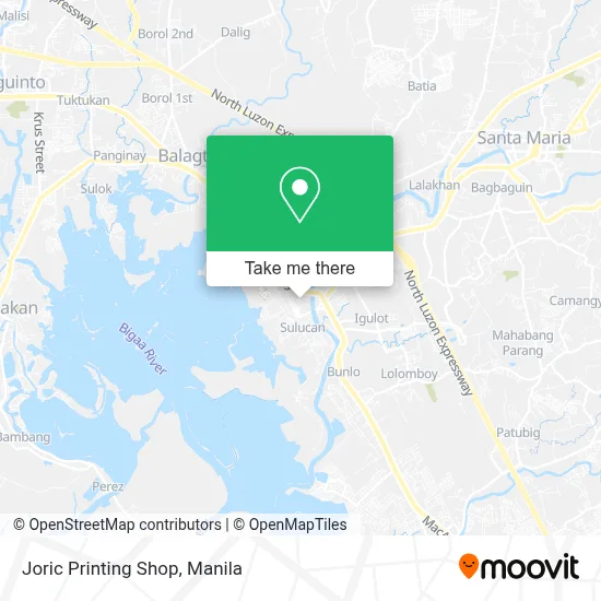 Joric Printing Shop map