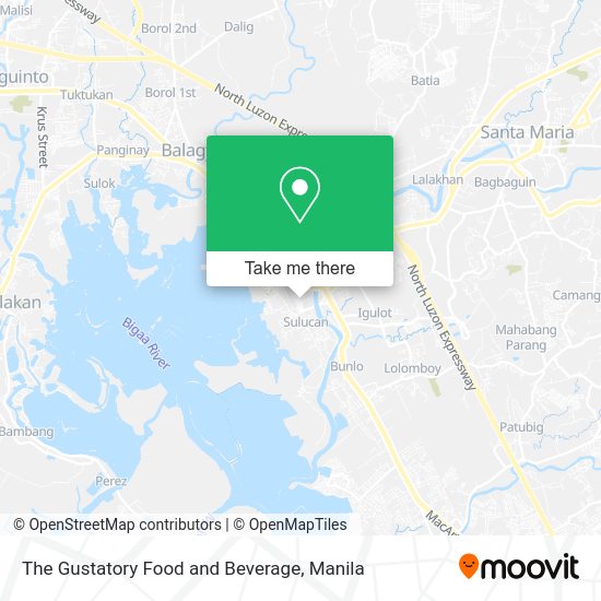 The Gustatory Food and Beverage map