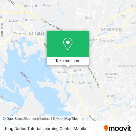 King Darius Tutorial Learning Center map