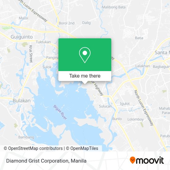 Diamond Grist Corporation map