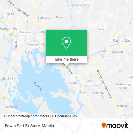 Edwin Sari 2x Store map
