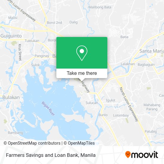Farmers Savings and Loan Bank map