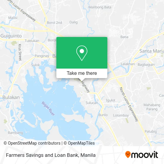 Farmers Savings and Loan Bank map