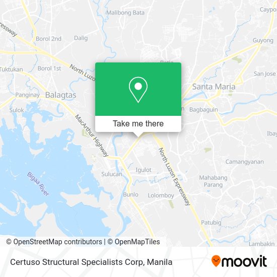 Certuso Structural Specialists Corp map