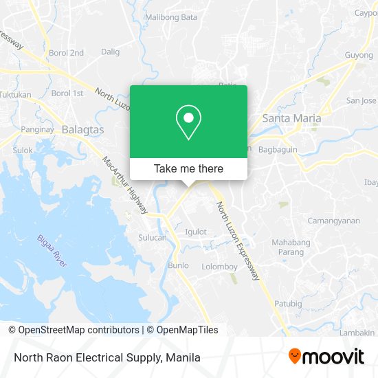 North Raon Electrical Supply map