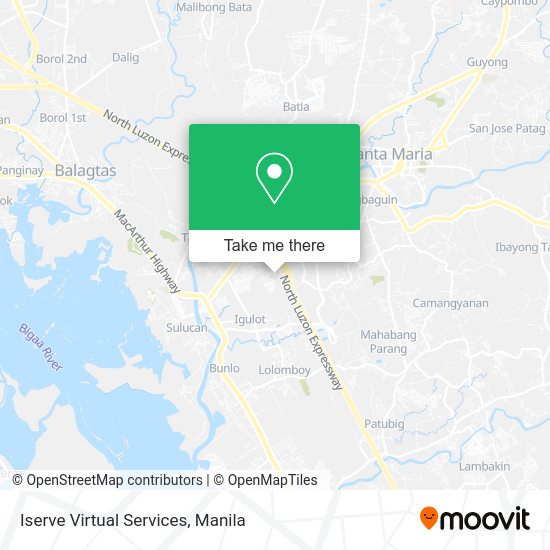 Iserve Virtual Services map