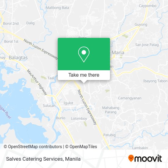 Salves Catering Services map