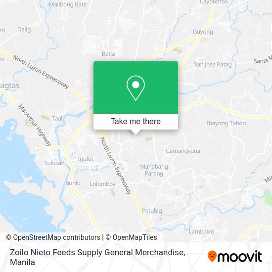 Zoilo Nieto Feeds Supply General Merchandise map