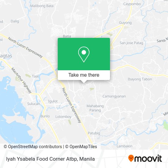 Iyah Ysabela Food Corner Atbp map