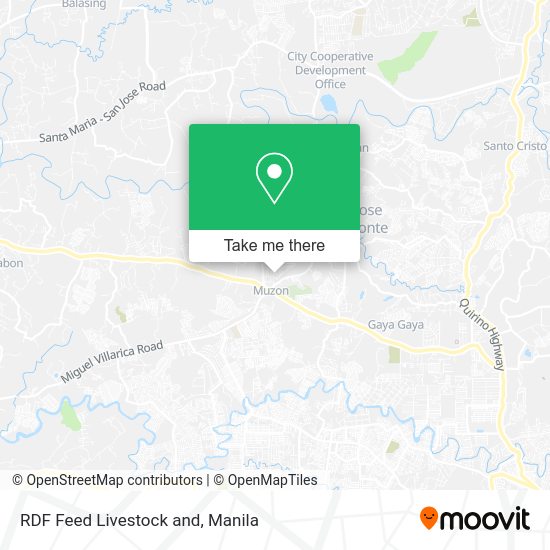 RDF Feed Livestock and map