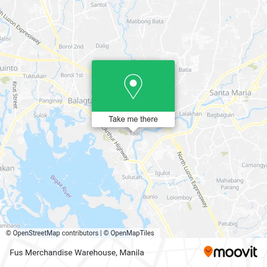 Fus Merchandise Warehouse map