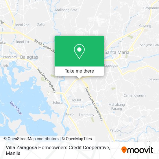 Villa Zaragosa Homeowners Credit Cooperative map