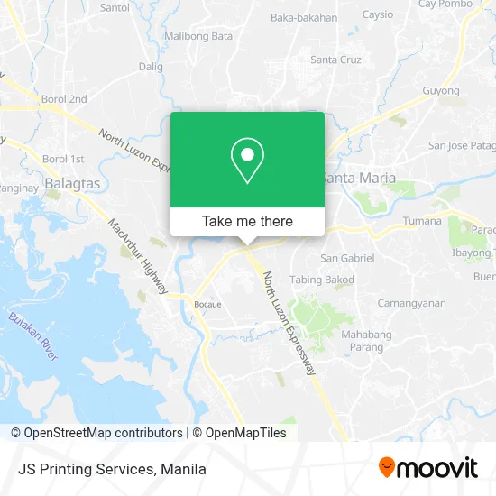 JS Printing Services map