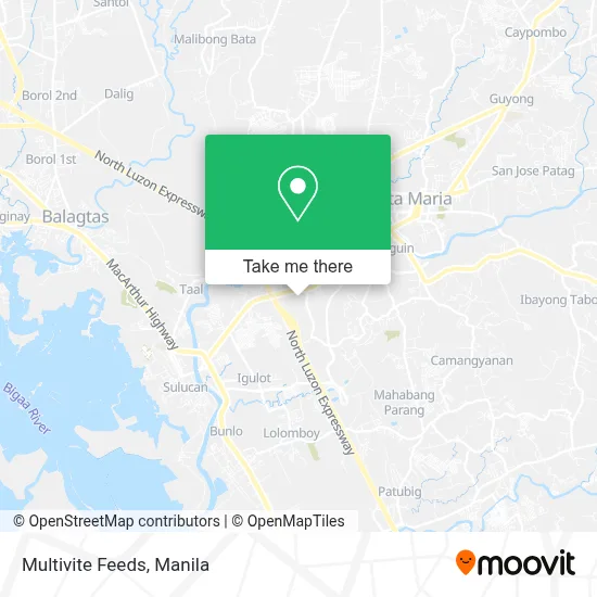 Multivite Feeds map