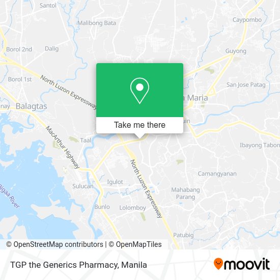 TGP the Generics Pharmacy map