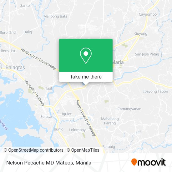 Nelson Pecache MD Mateos map