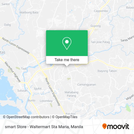 smart Store - Waltermart Sta Maria map