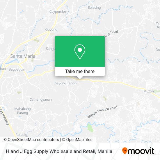 H and J Egg Supply Wholesale and Retail map