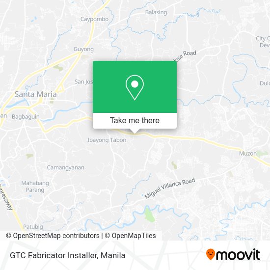 GTC Fabricator Installer map