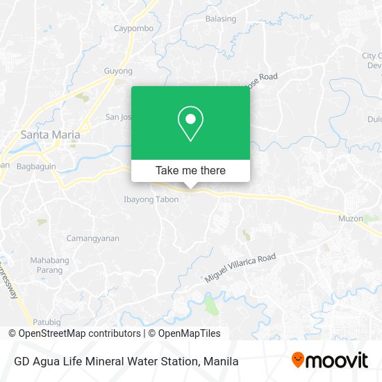 GD Agua Life Mineral Water Station map