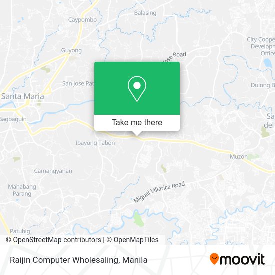 Raijin Computer Wholesaling map