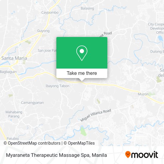 Myaraneta Therapeutic Massage Spa map