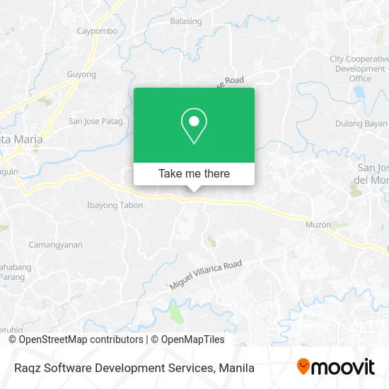 Raqz Software Development Services map