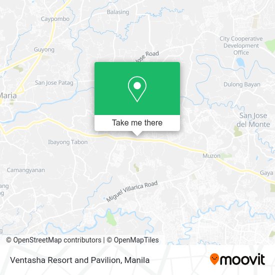 Ventasha Resort and Pavilion map