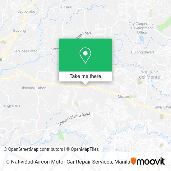 C Natividad Aircon Motor Car Repair Services map