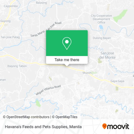 Havana's Feeds and Pets Supplies map
