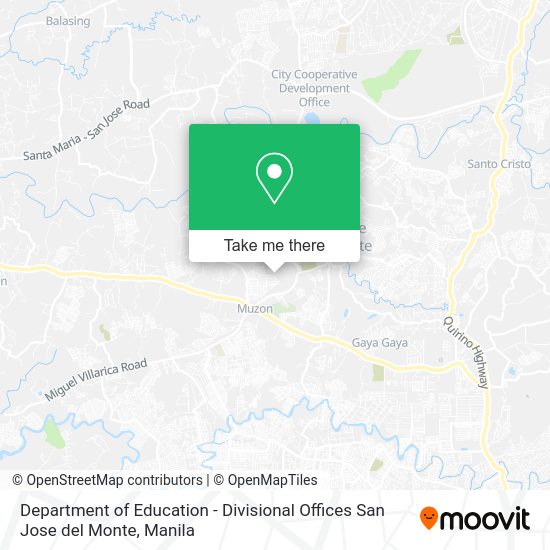 Department of Education - Divisional Offices San Jose del Monte map