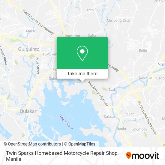 Twin Sparks Homebased Motorcycle Repair Shop map