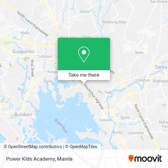 Power Kids Academy map