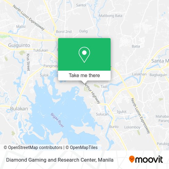 Diamond Gaming and Research Center map