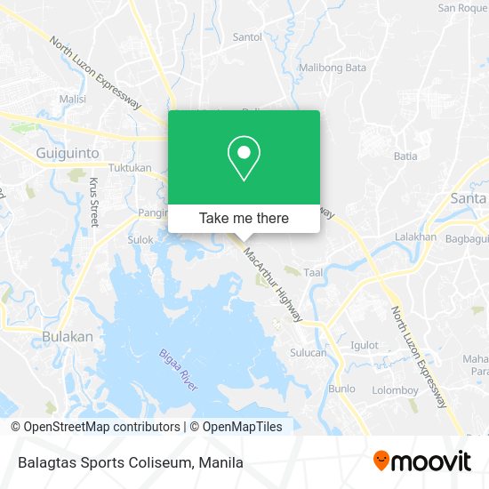 Balagtas Sports Coliseum map