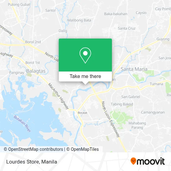 Lourdes Store map
