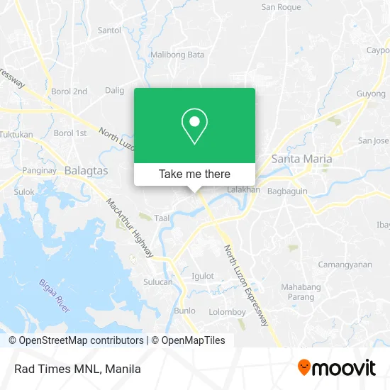 Rad Times MNL map