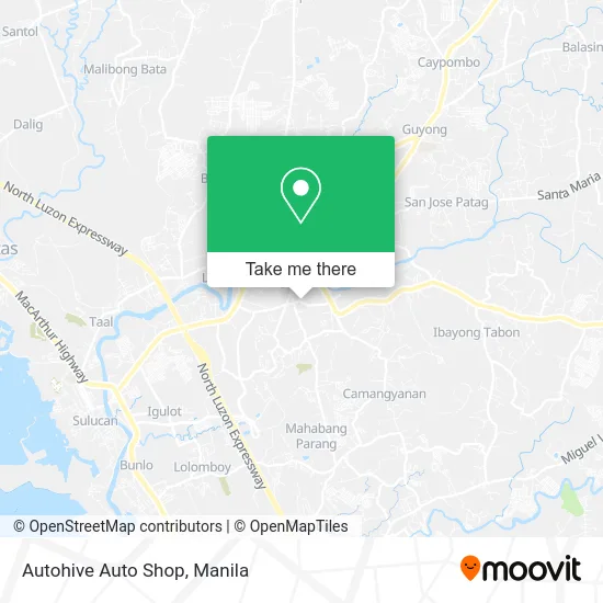 Autohive Auto Shop map