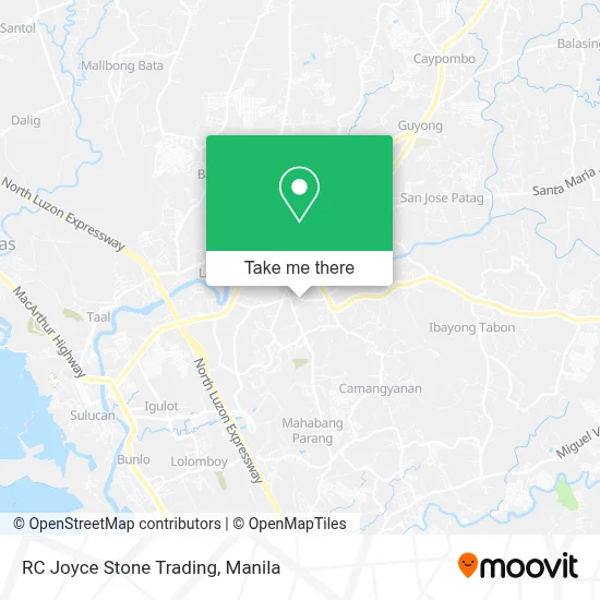 RC Joyce Stone Trading map