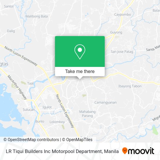 LR Tiqui Builders Inc Motorpool Department map