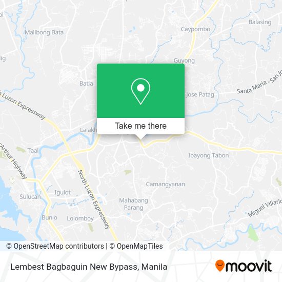 Lembest Bagbaguin New Bypass map