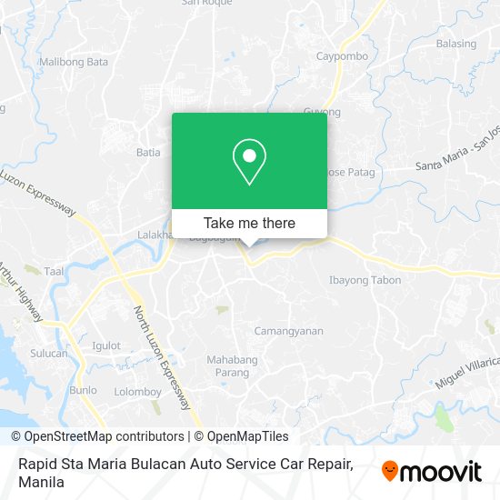 Rapid Sta Maria Bulacan Auto Service Car Repair map