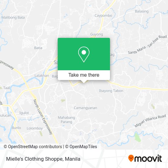 Mielle's Clothing Shoppe map