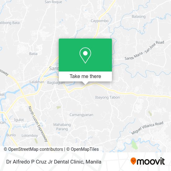 Dr Alfredo P Cruz Jr Dental Clinic map